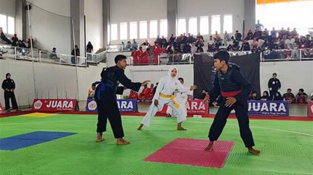 593 atlet pencak silat di Jateng dan DIY ikuti kejuaraan Omah Silat Championship 3, Sabtu (8/7/2023).