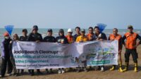 PT KITB Berkolaborasi dengan Yih Quan Footwear Indonesia dan Decker HOKA Bersihkan Sampah Pantai Jodo